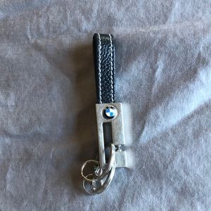 BMW leather key chain